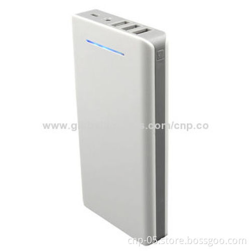 High-capacity Power Bank with Triple USB, 16,400mAh Capacity